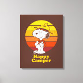 Snoopy | Beagle Scout - Happy Camper Leinwanddruck (Vorderseite)