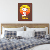 Snoopy | Beagle Scout - Happy Camper Leinwanddruck (Insitu (Schlafzimmer))
