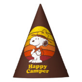 Snoopy | Beagle Scout - Happy Camper Partyhütchen (Vorderseite)