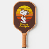 Snoopy | Beagle Scout - Happy Camper Pickleball Schläger (Rückseite)