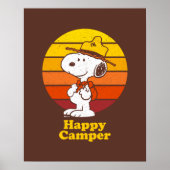 Snoopy | Beagle Scout - Happy Camper Poster (Vorne)