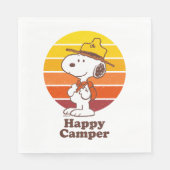 Snoopy | Beagle Scout - Happy Camper Serviette (Vorderseite)