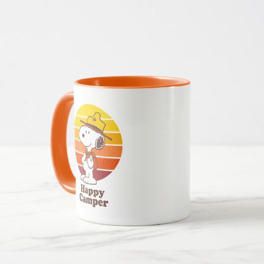 Snoopy | Beagle Scout - Happy Camper Tasse (Vorderseite Links)