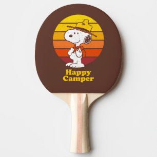 Snoopy Beagle Scout - Happy Camper Tischtennis Schläger
