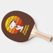 Snoopy | Beagle Scout - Happy Camper Tischtennis Schläger (Seitenansicht)