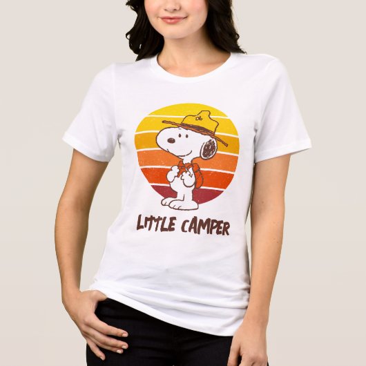 Snoopy | Beagle Scout - Happy Camper Tri-Blend Shirt (Vorderseite)