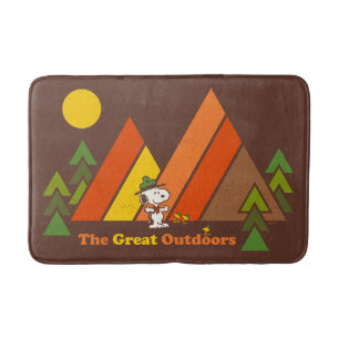 Snoopy Beagle Scout - The Great Outdoor Badematte
