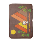 Snoopy | Beagle Scout - The Great Outdoor Badematte (Vorderseite Vertikal)