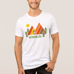 Snoopy Beagle Scout - The Great Outdoor Tri-Blend Shirt