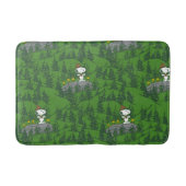 Snoopy Beagle Scout Wandermuster Badematte (Vorderseite)