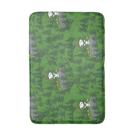 Snoopy Beagle Scout Wandermuster Badematte (Vorderseite Vertikal)