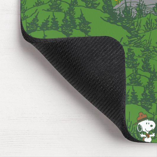 Snoopy Beagle Scout Wandermuster Mousepad (Ecke)