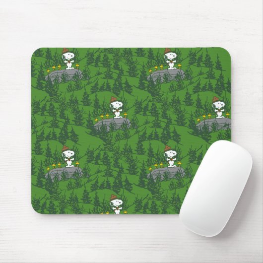 Snoopy Beagle Scout Wandermuster Mousepad (Mit Mouse)