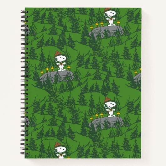 Snoopy Beagle Scout Wandermuster Notizblock (Vorderseite)