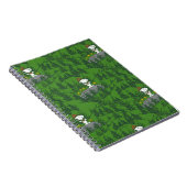 Snoopy Beagle Scout Wandermuster Notizblock (Rechte Seite)