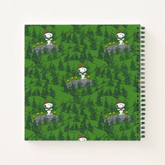 Snoopy Beagle Scout Wandermuster Notizblock (Rückseite)