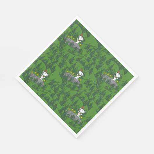 Snoopy Beagle Scout Wandermuster Serviette (Ecke)