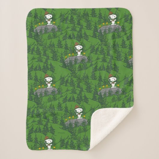 Snoopy Beagle Scout Wandermuster Sherpadecke (Vorderseite)