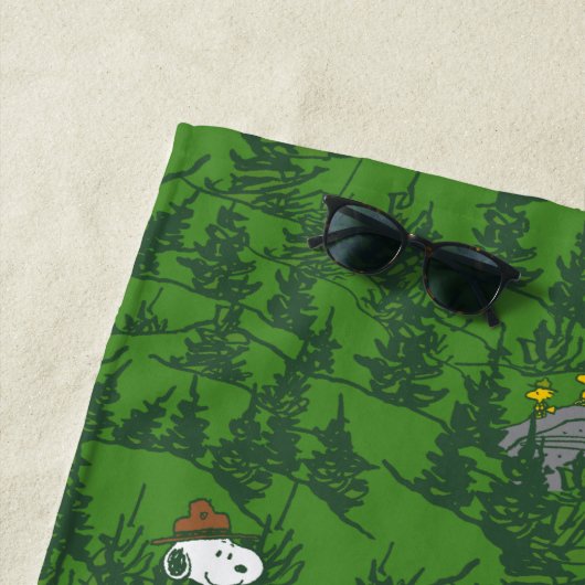 Snoopy Beagle Scout Wandermuster Strandtuch (Beispiel)