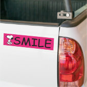 Snoopy Black & Magenta Autoaufkleber (Auf Lkw)