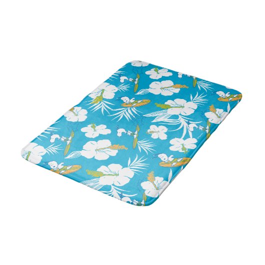 Snoopy Brooklyn Beach Pattern Badematte (Schrägansicht)