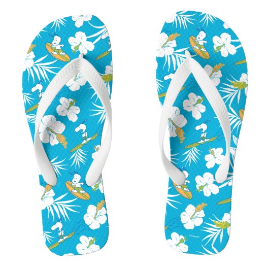 Snoopy Brooklyn Beach Pattern Badesandalen (Fußbett)