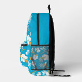 Snoopy Brooklyn Beach Pattern Bedruckter Rucksack (Rechts)