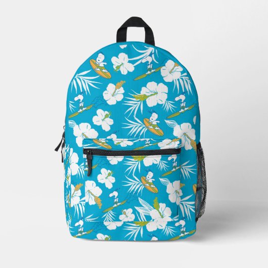 Snoopy Brooklyn Beach Pattern Bedruckter Rucksack (Vorderseite)