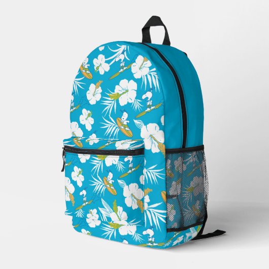 Snoopy Brooklyn Beach Pattern Bedruckter Rucksack (Rückseitige Ecke Rechts)