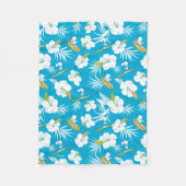 Snoopy Brooklyn Beach Pattern Fleecedecke (Vorderseite)