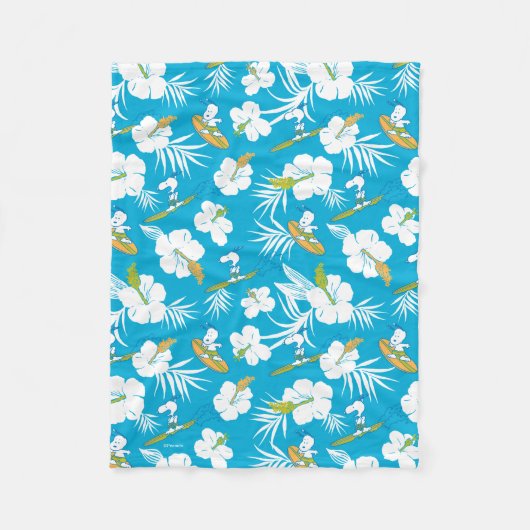 Snoopy Brooklyn Beach Pattern Fleecedecke (Vorderseite)