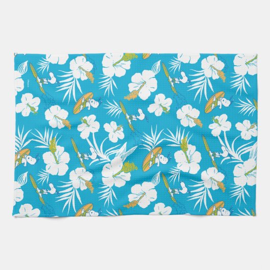 Snoopy Brooklyn Beach Pattern Geschirrtuch (Horizontal)