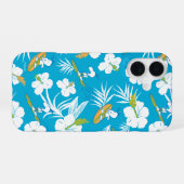 Snoopy Brooklyn Beach Pattern iPhone 16 Hülle (Rückseite (Horizontal))