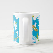 Snoopy Brooklyn Beach Pattern Jumbo-Tasse (Rückseite)