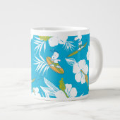 Snoopy Brooklyn Beach Pattern Jumbo-Tasse (Vorderseite Rechts)