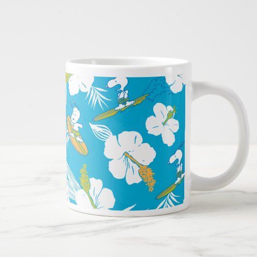 Snoopy Brooklyn Beach Pattern Jumbo-Tasse (Rechts)