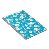 Snoopy Brooklyn Beach Pattern Notizblock (Rechte Seite)