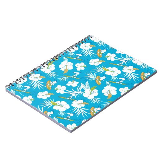 Snoopy Brooklyn Beach Pattern Notizblock (Linke Seite)