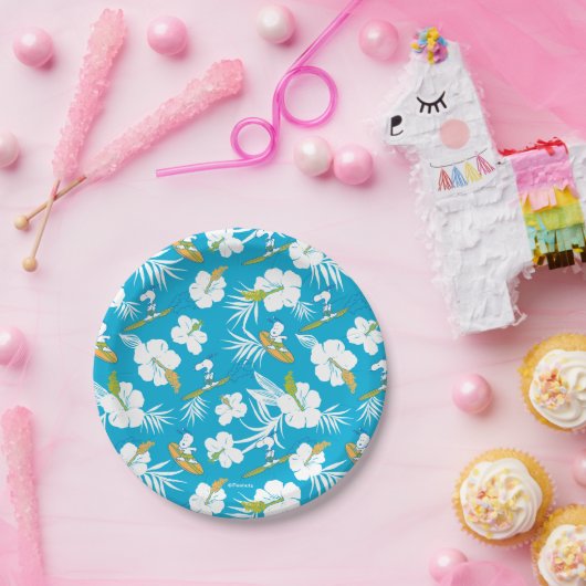 Snoopy Brooklyn Beach Pattern Pappteller (Party)