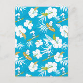 Snoopy Brooklyn Beach Pattern Postkarte (Vorderseite)