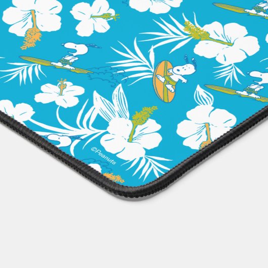 Snoopy Brooklyn Beach Pattern Schreibtischunterlage (Ecke)