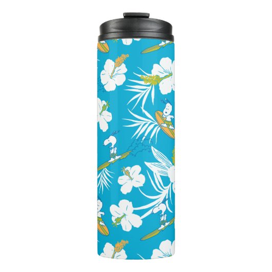 Snoopy Brooklyn Beach Pattern Thermosbecher (Vorderseite)