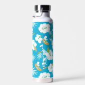 Snoopy Brooklyn Beach Pattern Trinkflasche (Rechts)