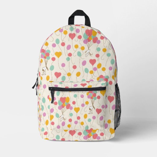 Snoopy Bunches of Balloons Pattern Bedruckter Rucksack (Vorderseite)