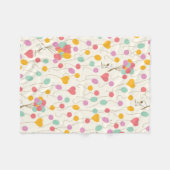 Snoopy Bunches of Balloons Pattern Fleecedecke (Vorderseite (Horizontal))