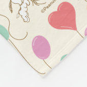 Snoopy Bunches of Balloons Pattern Fleecedecke (Ecke)