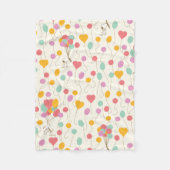 Snoopy Bunches of Balloons Pattern Fleecedecke (Vorderseite)