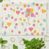 Snoopy Bunches of Balloons Pattern Geschirrtuch (Gefaltet)