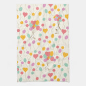 Snoopy Bunches of Balloons Pattern Geschirrtuch (Vertikal)