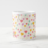 Snoopy Bunches of Balloons Pattern Jumbo-Tasse (Vorderseite)
